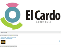 Tablet Screenshot of elcardoagronomia.blogspot.com