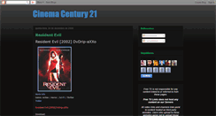 Desktop Screenshot of cinema-21.blogspot.com