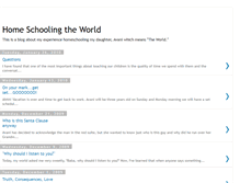 Tablet Screenshot of homeschoolingtheworld.blogspot.com