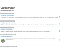 Tablet Screenshot of capitoldugout.blogspot.com