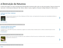 Tablet Screenshot of a-destruicao-da-natureza.blogspot.com