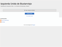 Tablet Screenshot of iubustarviejo.blogspot.com