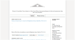 Desktop Screenshot of concertshot.blogspot.com