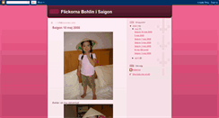 Desktop Screenshot of flickornabohlinisaigon.blogspot.com