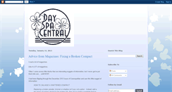 Desktop Screenshot of day-spa-central.blogspot.com