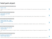 Tablet Screenshot of hotelparkairport.blogspot.com