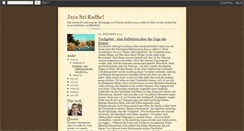 Desktop Screenshot of jayaradhesyam.blogspot.com