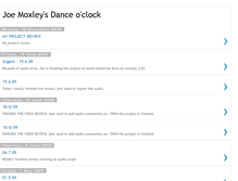 Tablet Screenshot of joe-danceoclock.blogspot.com