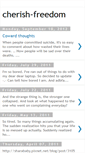 Mobile Screenshot of cherish-freedom.blogspot.com