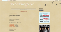 Desktop Screenshot of bisericievanghelice.blogspot.com