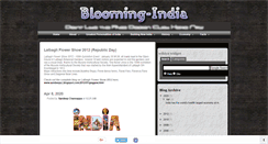 Desktop Screenshot of blooming-india.blogspot.com