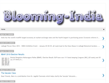 Tablet Screenshot of blooming-india.blogspot.com