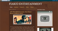 Desktop Screenshot of fiascoentertainment.blogspot.com