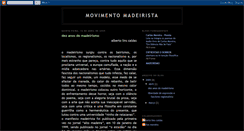 Desktop Screenshot of movimentomadeirista.blogspot.com