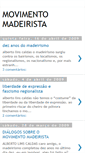 Mobile Screenshot of movimentomadeirista.blogspot.com