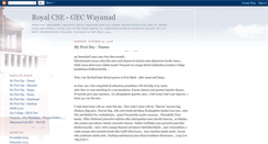 Desktop Screenshot of gecwayanad.blogspot.com