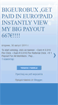 Mobile Screenshot of bigeurobuxcash.blogspot.com