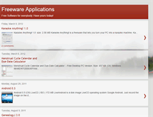 Tablet Screenshot of freewarestodownload.blogspot.com