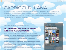 Tablet Screenshot of capriccidilana.blogspot.com