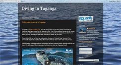 Desktop Screenshot of divingintaganga.blogspot.com