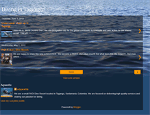 Tablet Screenshot of divingintaganga.blogspot.com
