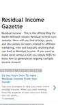 Mobile Screenshot of instant-residual-income.blogspot.com