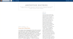 Desktop Screenshot of abstentus.blogspot.com