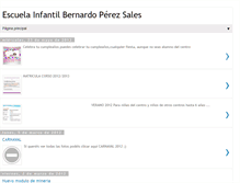 Tablet Screenshot of escuelainfantilbernardoperezsales.blogspot.com