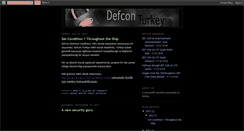 Desktop Screenshot of defcon-turkey.blogspot.com