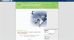 Desktop Screenshot of freesoccerlivesportstv.blogspot.com