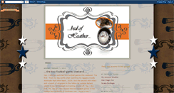 Desktop Screenshot of bedofheather.blogspot.com