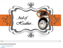 Tablet Screenshot of bedofheather.blogspot.com
