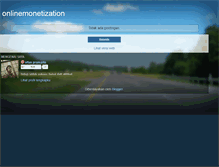 Tablet Screenshot of onlinemonetization.blogspot.com