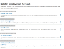 Tablet Screenshot of dolphinemploymentnetwork.blogspot.com