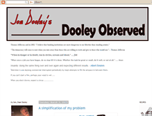 Tablet Screenshot of dooleyobserved.blogspot.com