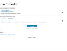 Tablet Screenshot of lowcostmarket.blogspot.com