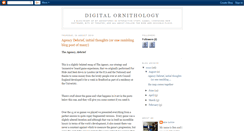 Desktop Screenshot of digitalornithology.blogspot.com