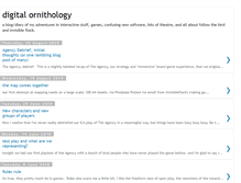 Tablet Screenshot of digitalornithology.blogspot.com