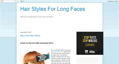 Desktop Screenshot of hairstylesforlongfaces.blogspot.com