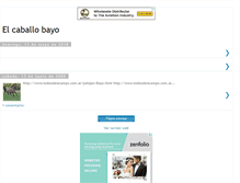 Tablet Screenshot of elcaballobayo.blogspot.com