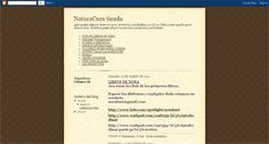 Desktop Screenshot of naturacura-tienda.blogspot.com