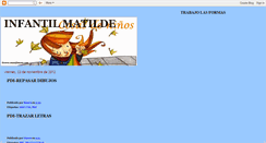 Desktop Screenshot of infantilmatilde.blogspot.com
