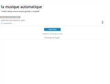 Tablet Screenshot of musique--automatique.blogspot.com