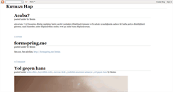 Desktop Screenshot of kirmizihap.blogspot.com