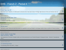 Tablet Screenshot of ehs-french2-period4.blogspot.com