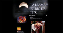 Desktop Screenshot of lallamayelriodeluz.blogspot.com