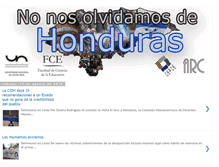 Tablet Screenshot of nonosolvidamosdehonduras.blogspot.com