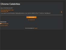 Tablet Screenshot of chromecelebrities.blogspot.com