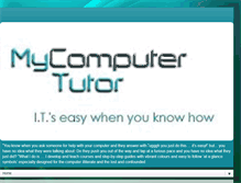 Tablet Screenshot of mycomputertutorstepbystep.blogspot.com