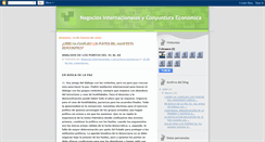 Desktop Screenshot of negociosinternacionalesyeconomia.blogspot.com